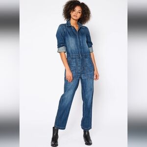 NO END Yanni Denim Jumpsuit size Large